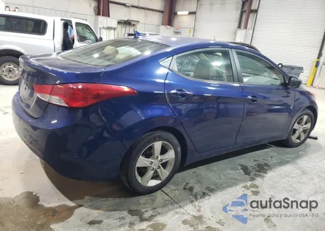 2013 Hyundai Elantra Gls from USA, damaged, VIN KMHDH4AE6DU788837